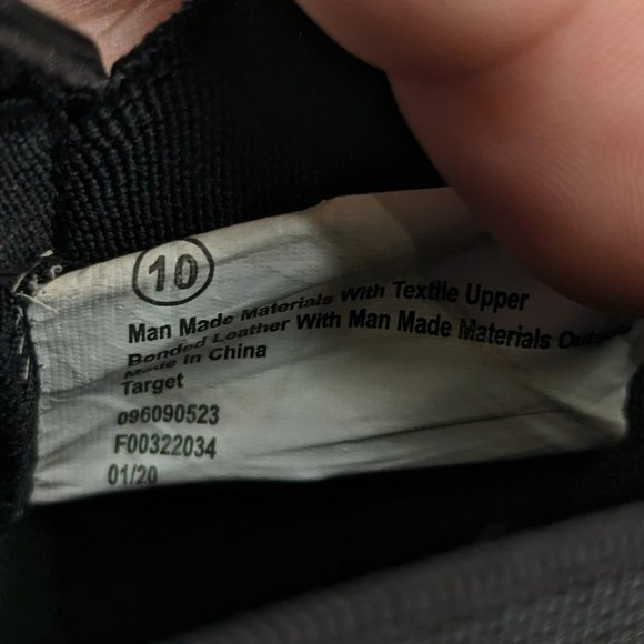 A New Day Rubber Bootie 10 Black Side Gore Stretch Almond Toe Ankle Rain Outdoor - Picture 2 of 13